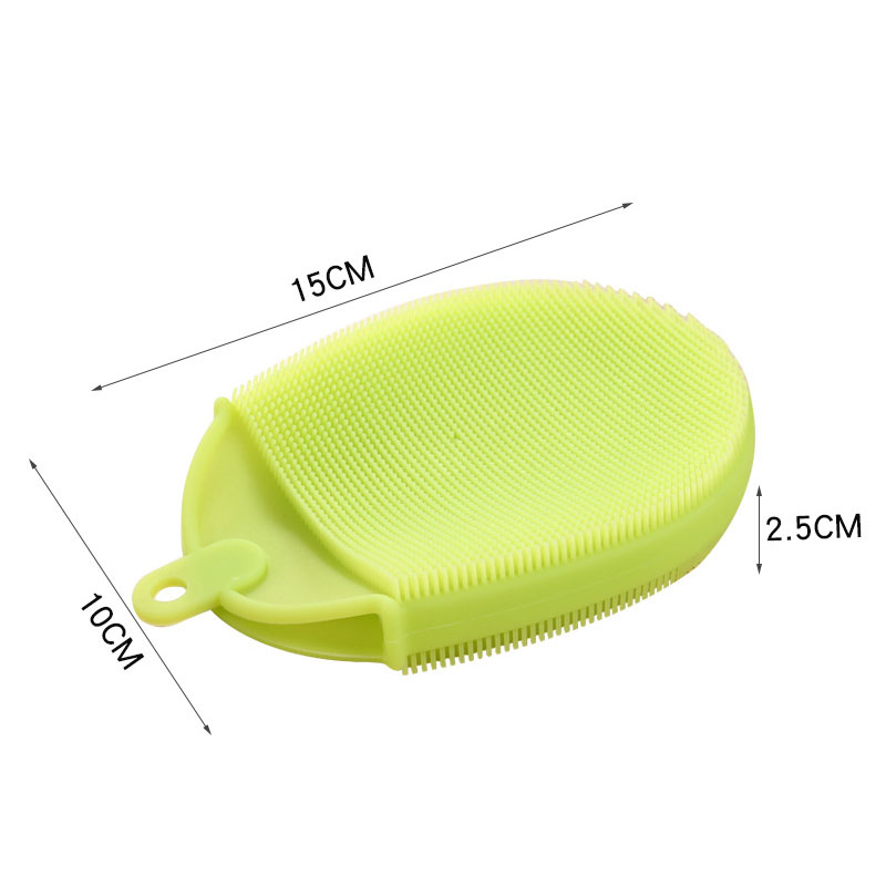 silicone dishwashing brush